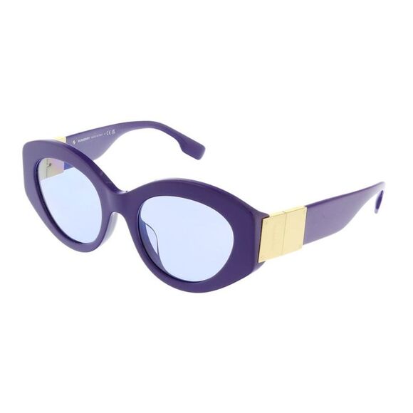Burberry 0BE4361F 39891A Sophia Oval Full Rim Violet Sunglasses - Picture 1 of 4